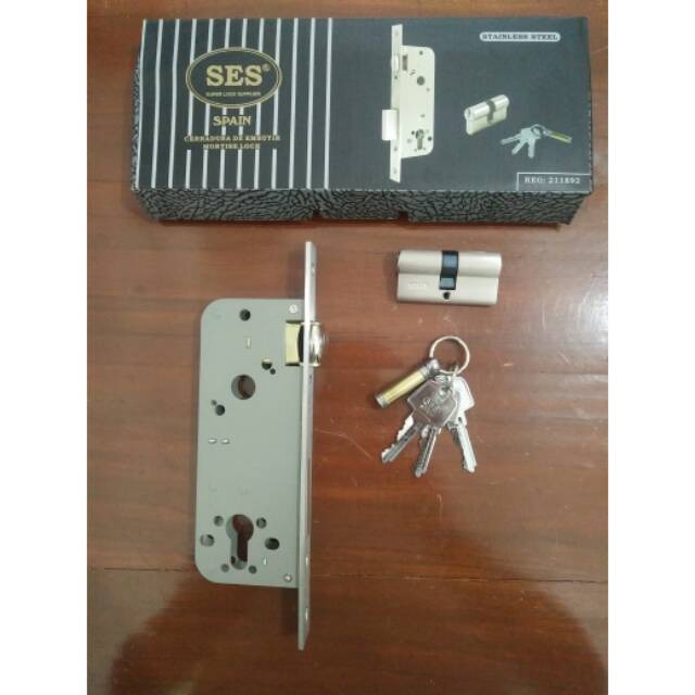 Body kunci pelor SES stainless steel