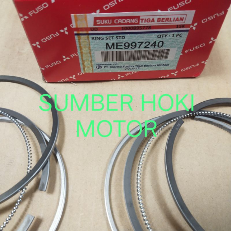 RING SEHER ATAU RING PISTON SET STD MITSUBISHI PS125 CANTER ORIGINAL