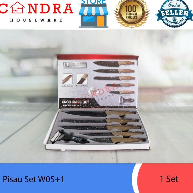 

Pisau Set / Knife Set 6 In 1 Imperial Collection Marfazizi
