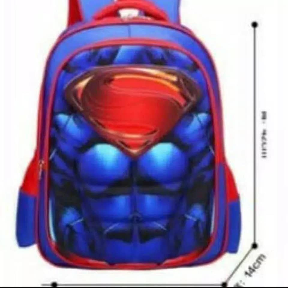 Tas Ransel  Superhero anak SD 6 Dimensi.TAS RANGSEL SUPER HERO