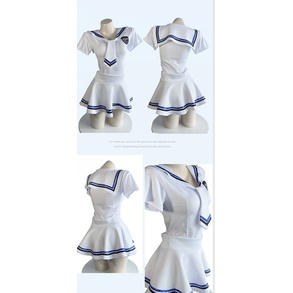 (COD) Lingerie Wanita Cosplay Uniform Sexy Student &amp; Sailor Uniform Cosplay Set 3A516