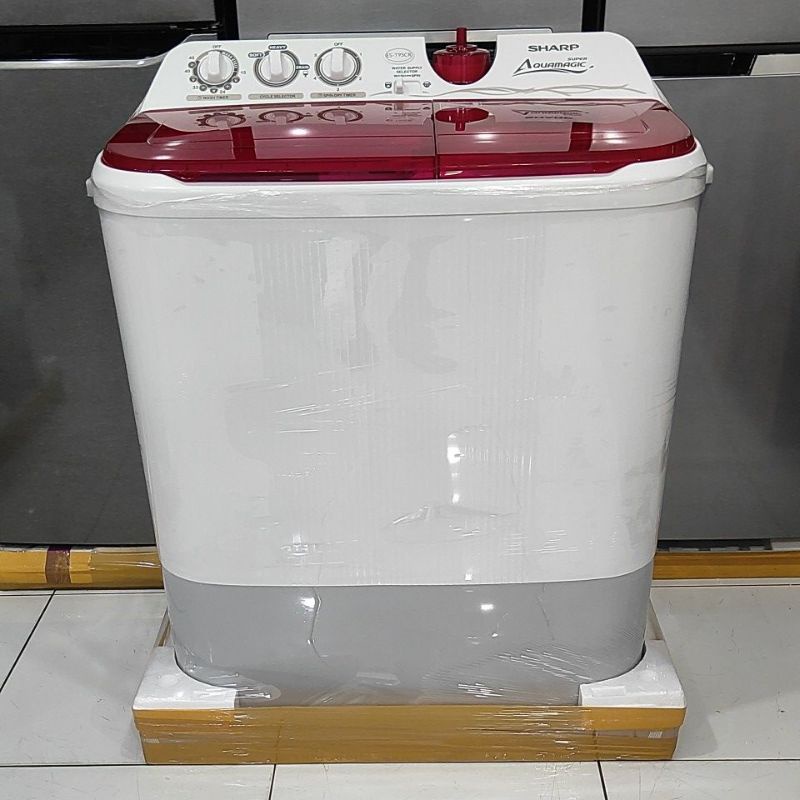 Mesin Cuci 2 Tabung Sharp Es-T95cr Aquamagic Bogor/Depok