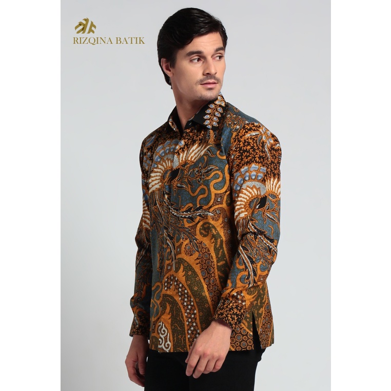 Rizqina - Kemeja Phoenix Ikki Lengan panjang slimfit