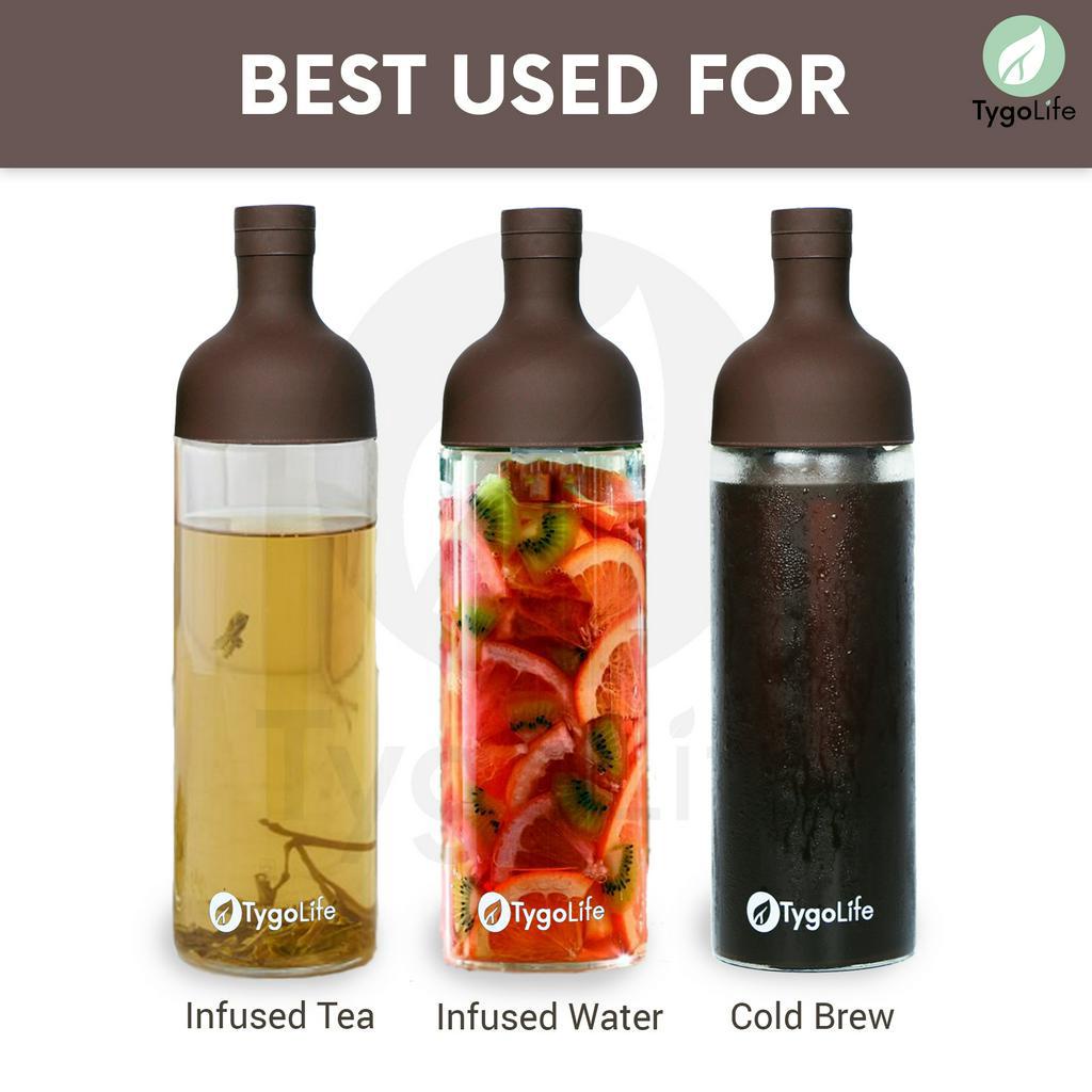 TYGO BREEZE COLD BREW FILTER IN COFFEE TEA BOTTLE FREE BUBBLE WRAP TEBAL