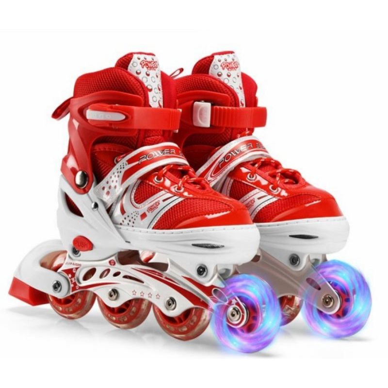 READY SEPATU RODA ANAK POWER INLINE SKATE /SEPATU RODA BAJAJ TERLARIS