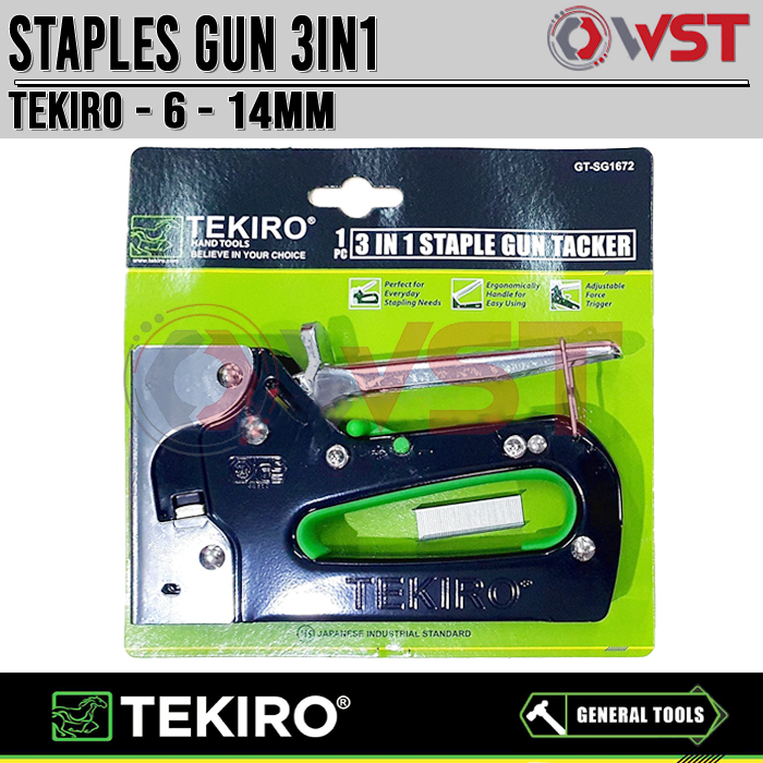 

Tekiro Staples Gun Tacker 3in1 6-14mm / Staples Jok / Staples Tembak