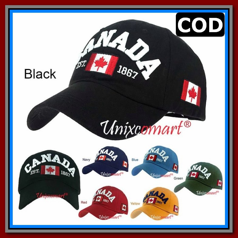 Topi Baseball Snapback Pria Wanita Branded Original Cressida (Bis OX438 Canada Est.1867 Topi Baseb