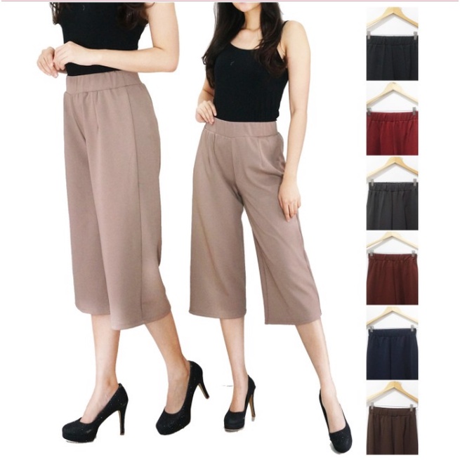 CELANA KULOT PENDEK SANTAI KULOT PENDEK WANITA STANDAR 45-60 KG BISA COD