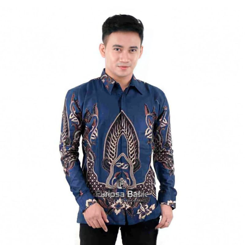 BATIK G KECIL KEMEJA BATIK PRIA LENGAN PANJANG BATIK PRIA UKURAN M L XL XXL