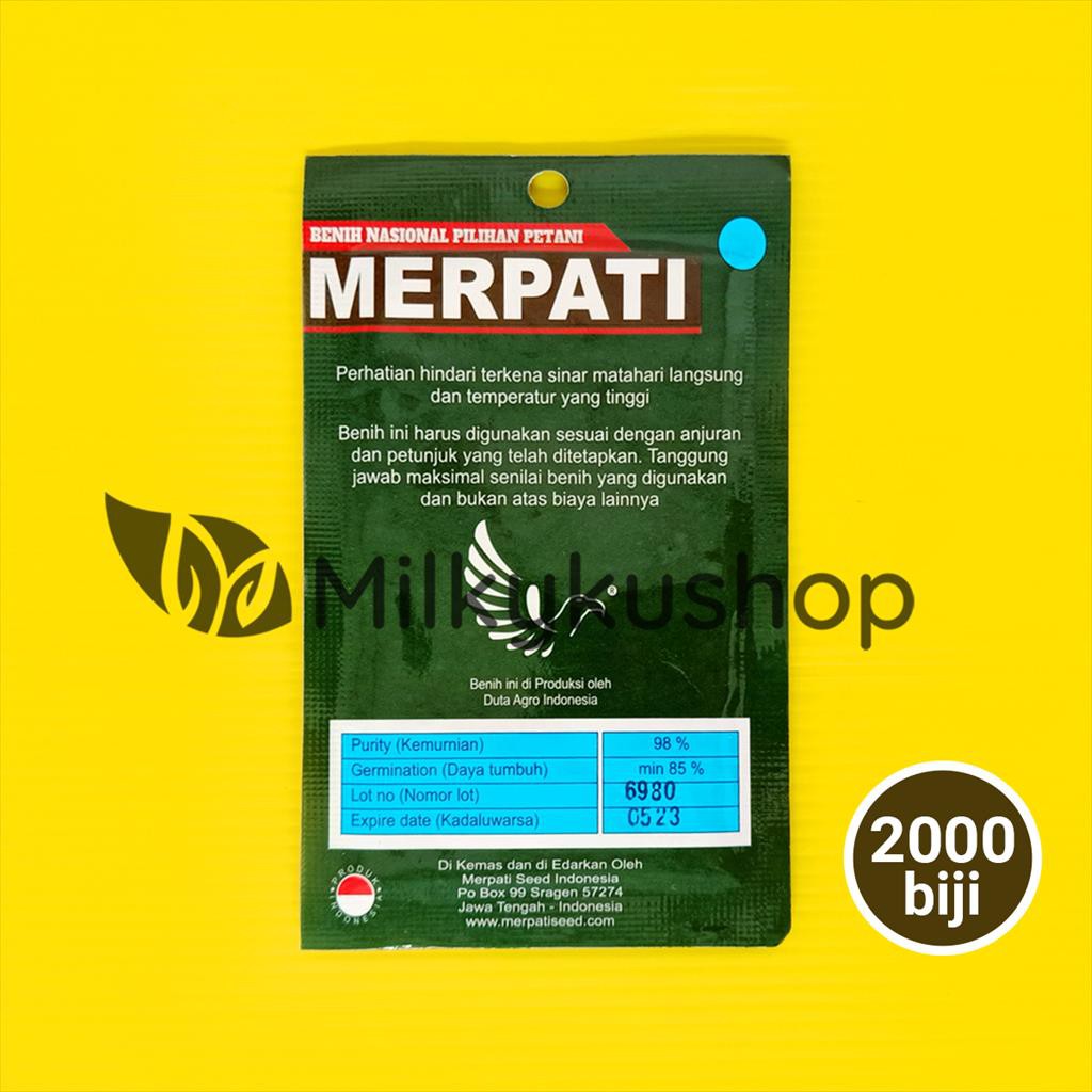 BENIH MERPATI SEED KIRANI SAWI 2000 BIJI SACHET KEMASAN PABRIK