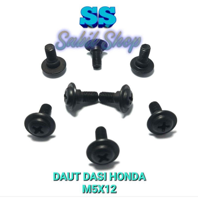 10 PCS BAUT DASI HONDA M5x12 BAUT DASI MOTOR HONDA BAUT COVER HONDA SCOOPY SUPRA X 125 SUPRA Fit &amp; Karisma