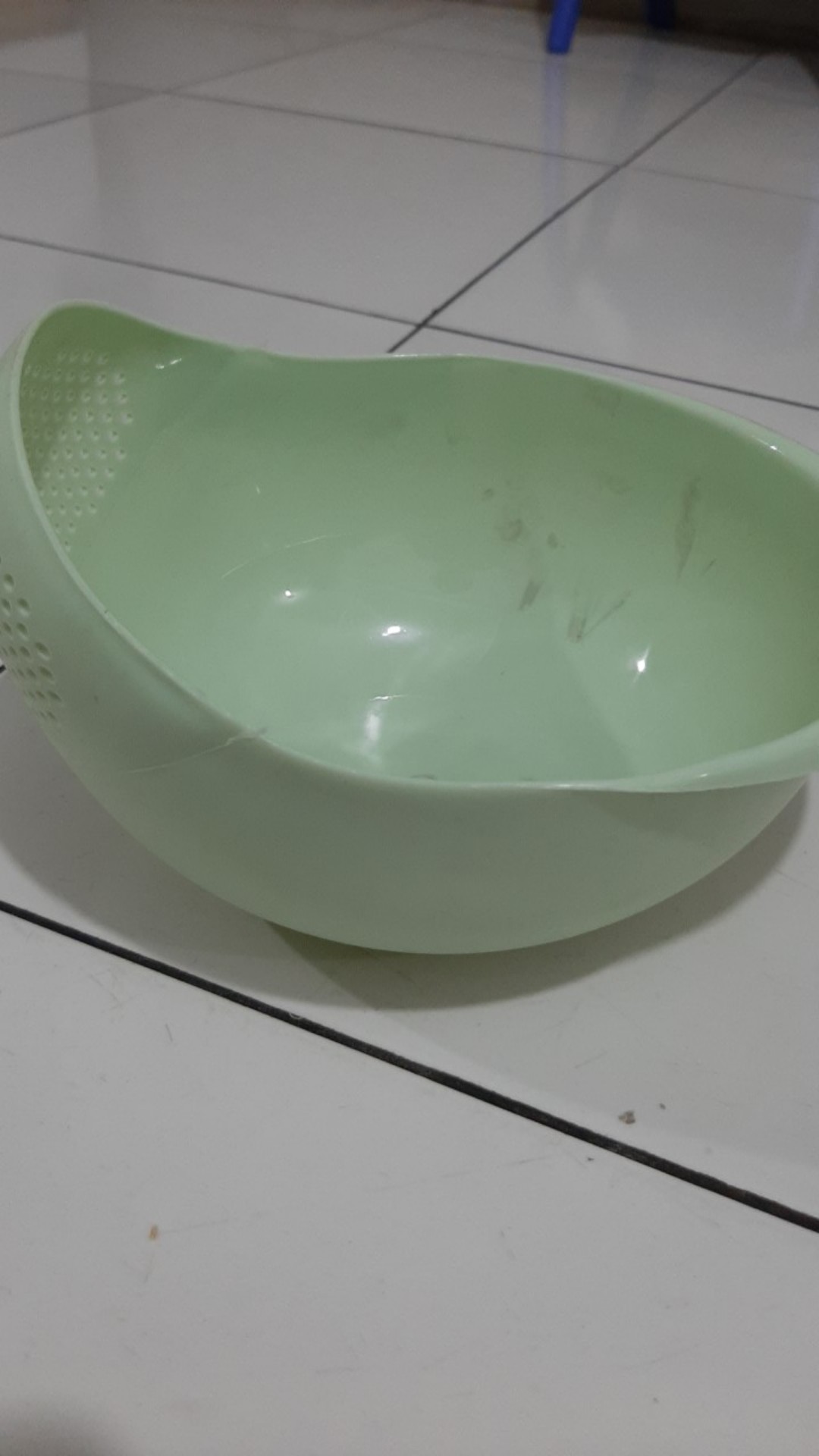Keranjang Baskom Wadah Saringan Cuci Beras Sayur Buah / Multifunction Bowl Multifungsi Baskom