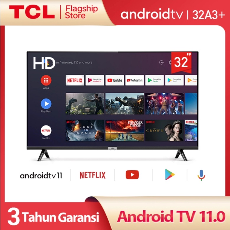 TCL 32 INCH -HDR- SMART ANDROID 11.0 LED TV - [TCL 32A3+]