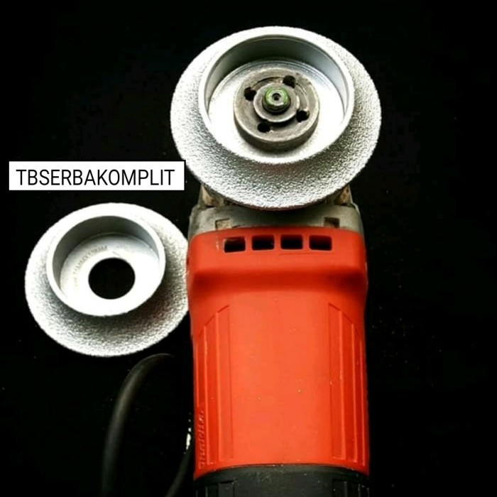 Bullnose Edge 3in Grit 60 Tjap Mata Profil Granit Pinggul Marmer ORI