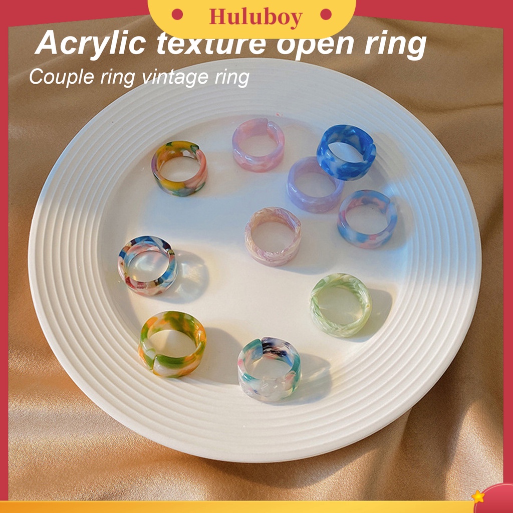 Hu Hu Hu Hu Hu Alat Bantu Pasang Kacamata♡ 1 Set Cincin Pasangan Bahan Resin Tekstur Halus Sturdy Mudah Digunakan Untuk Harian