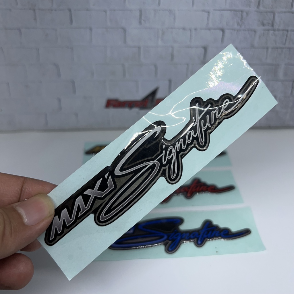 STIKER MAXI SIGNATURE TIMBUL STICKER NMAX XMAX AEROX