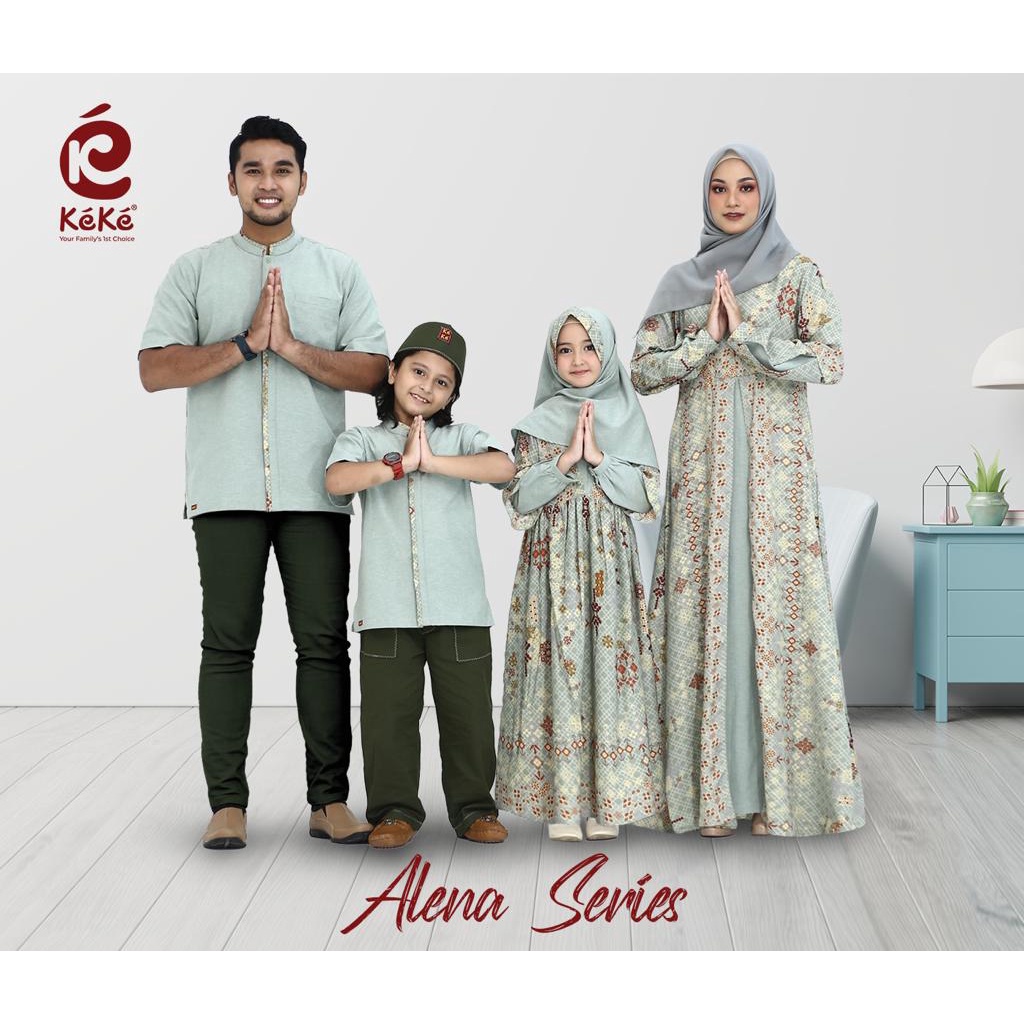 SARIMBIT TERBARU 2022 ALENA SERIES KEKE SAGE GREEN