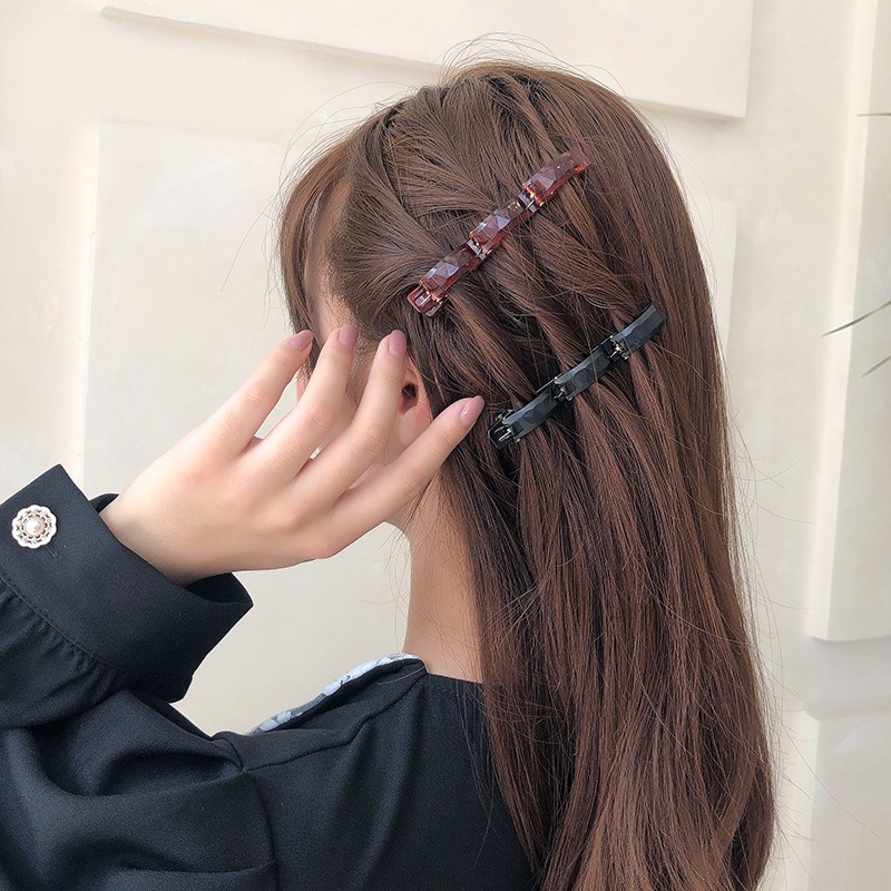 TIKTOK - D6083 Bando Jepit Rambut / Bando Fashion Korea / Jepit Rambut Gaya Korea / Bando Jepit Multi B758 / Layer Hollow Double Bangs Hairstyle