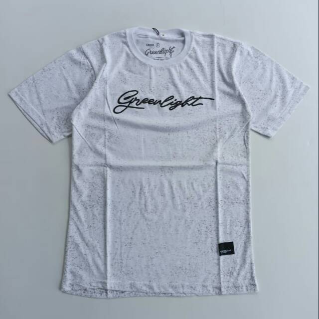 KAOS DISTRO MURAH PRIA WANITA PUTIH GREENLIGHT