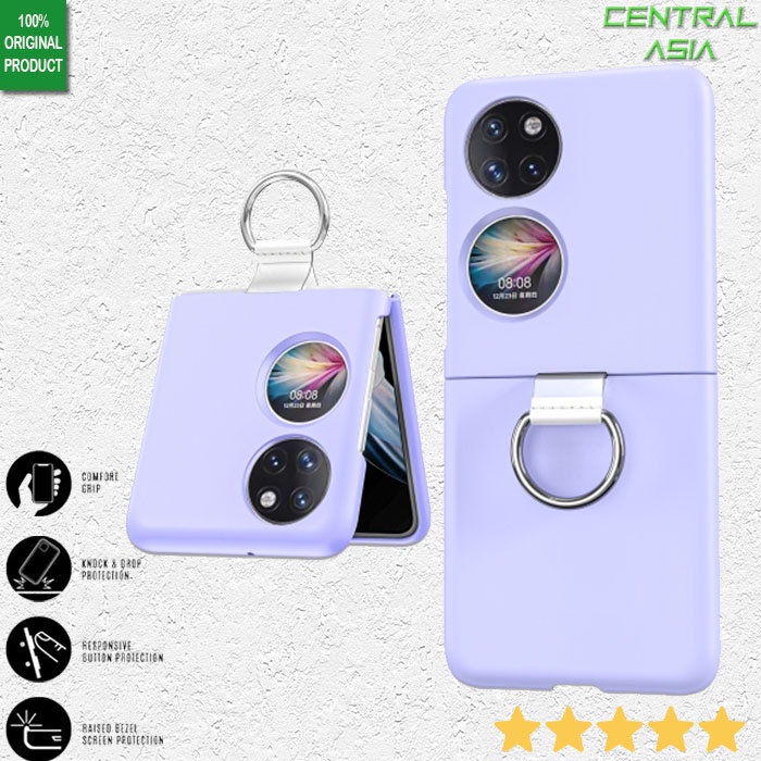 [Premium] Shell PC Ring Case Huawei P50 Pocket