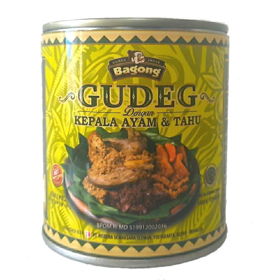 Gudeg Kaleng Bagong Kepala Ayam &amp; Tahu Khas Jogja - 300 Gram