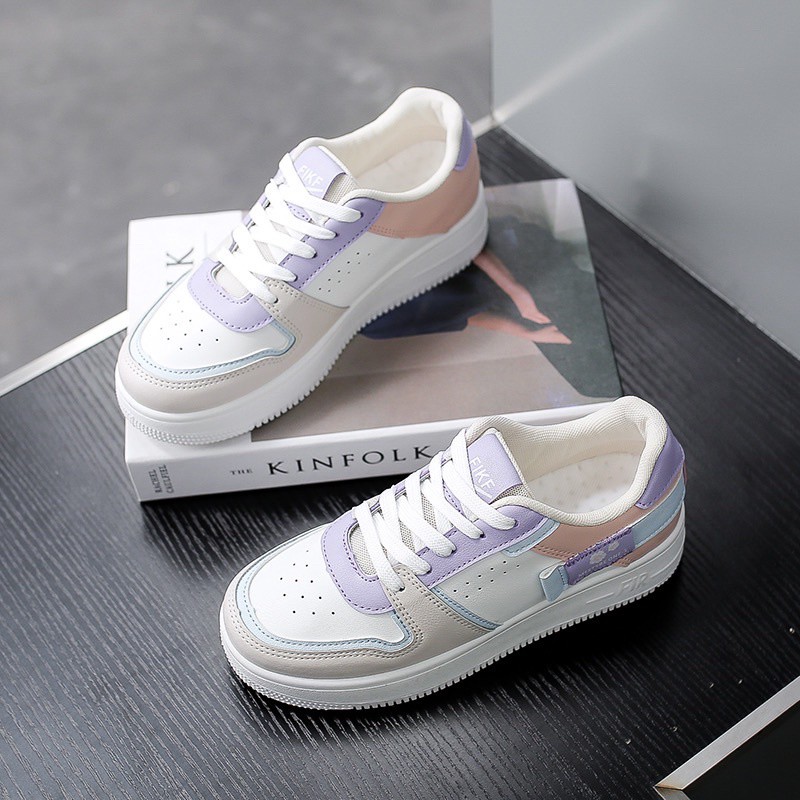 Sepatu  Dewasa Sneakers Kekinian Murah Wanita Best seller 9.9BIG SALE 1619 SEPATU SNEAKERS WANITA  K