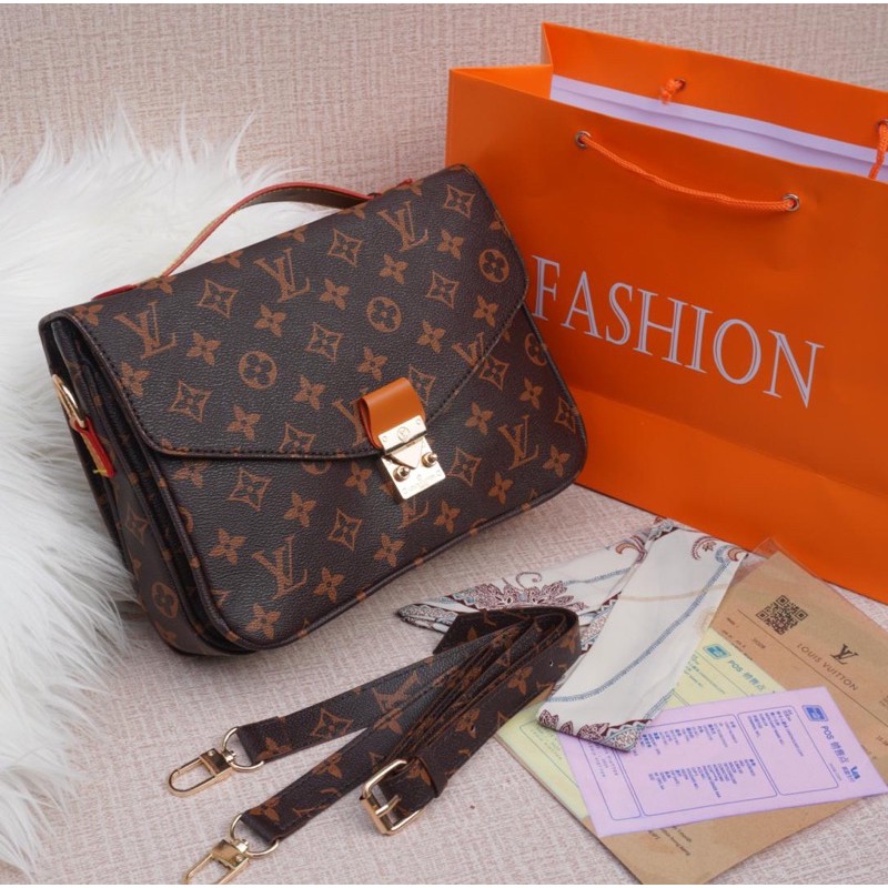 Lv Metis Selempang (FREE PAPER BAG+SYAL+BILL) uk.24,5x18