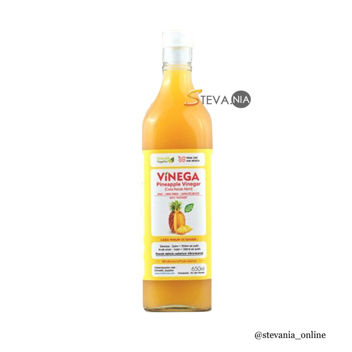 

Dehealth Pineapple Vinegar (Cuka Nanas Alami) 100% Pure 650 ML