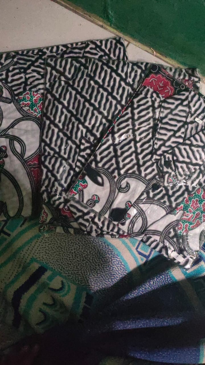 Kemeja Batik Pria Lengan Panjang Size M L Xl Xxl  Bswart Batik Hrb026
