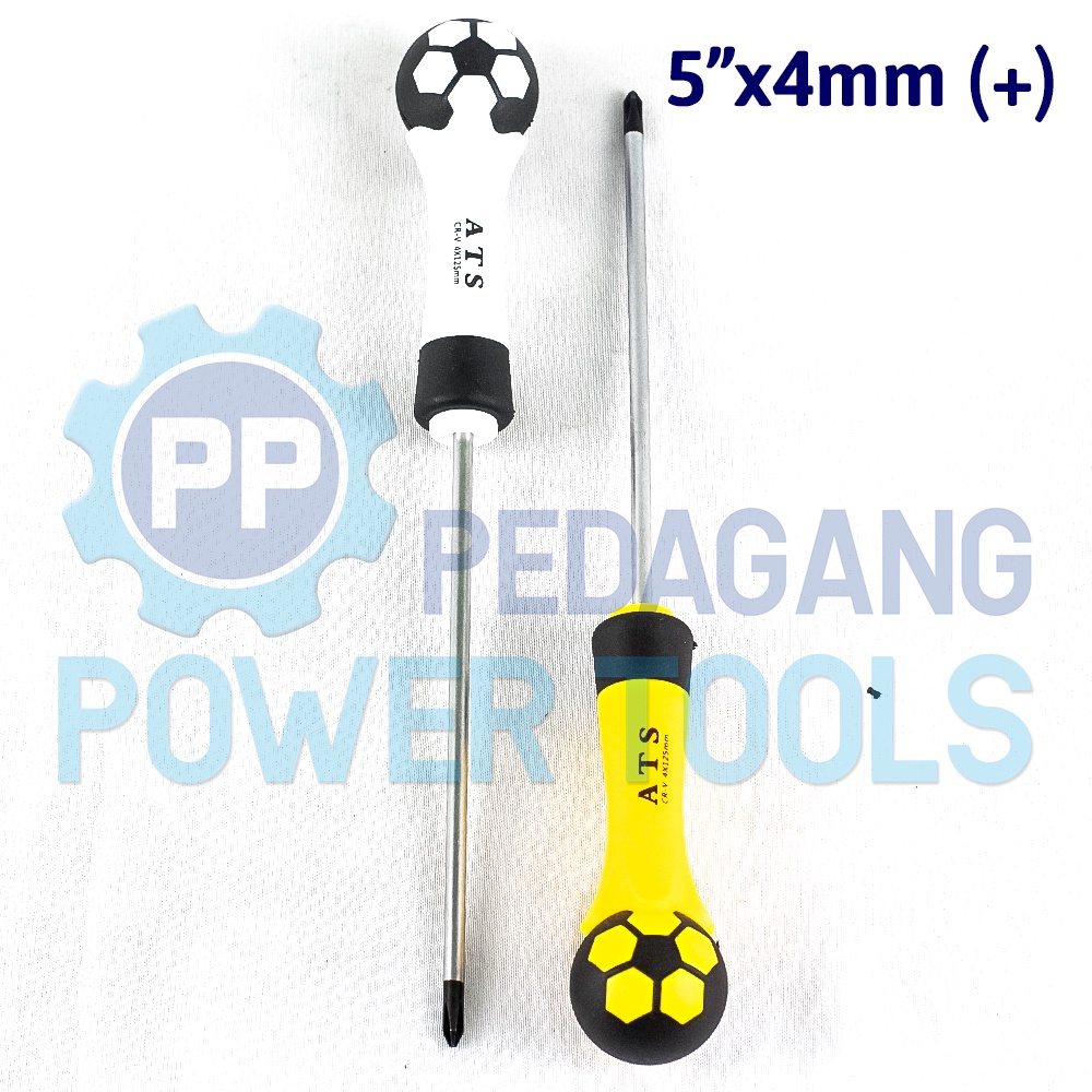 ATS OBENG BOLA 5 INCH PLUS GAGANG PLASTIK KEMBANG RADIO SCREWDRIVER