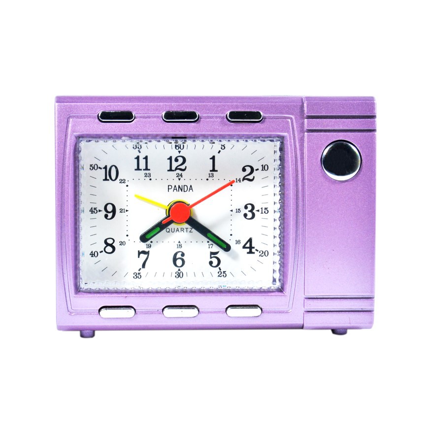 Jam Weker Mini Jam Meja Alarm Desk Clock Minimalis Jam Weker Beker Free Baterai