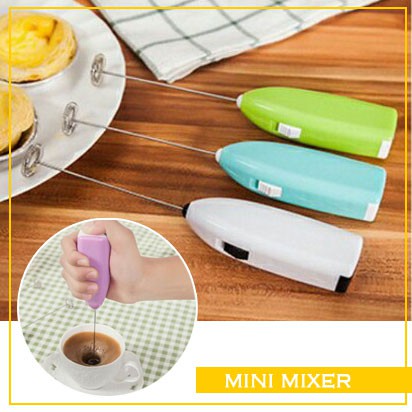 Pengocok Telur Kopi Susu Mini Mixer Hand Electric NEW