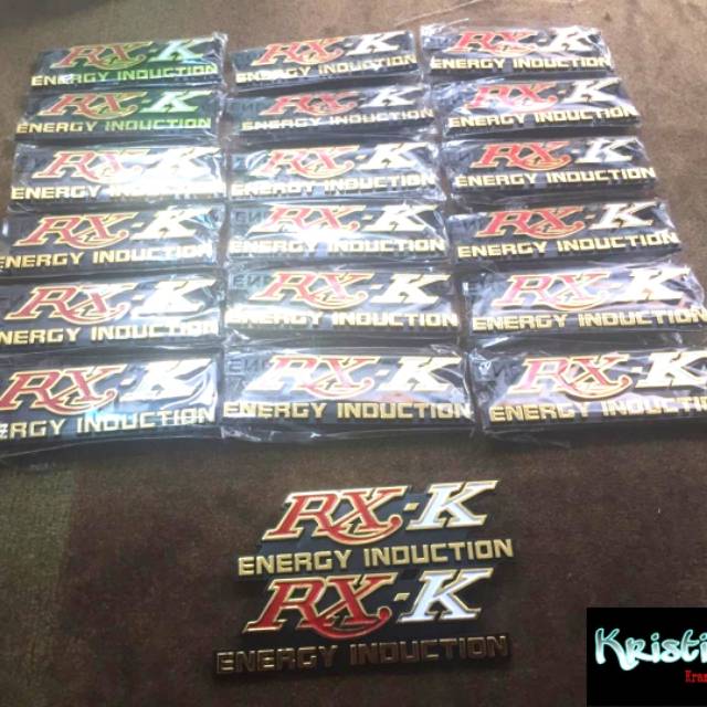 Emblem logo bok bok tutup aki rxk rx k rx125