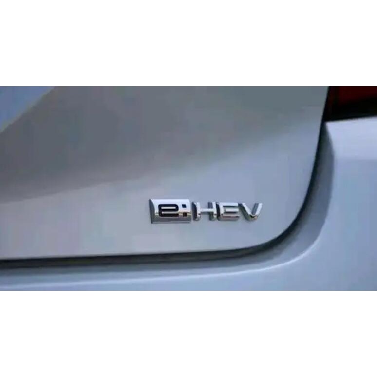 1pc Stiker Emblem Logo E: Hev Bahan ABS Krom Untuk Bagasi Belakang Mobil HONDA CIVIC CRIDER