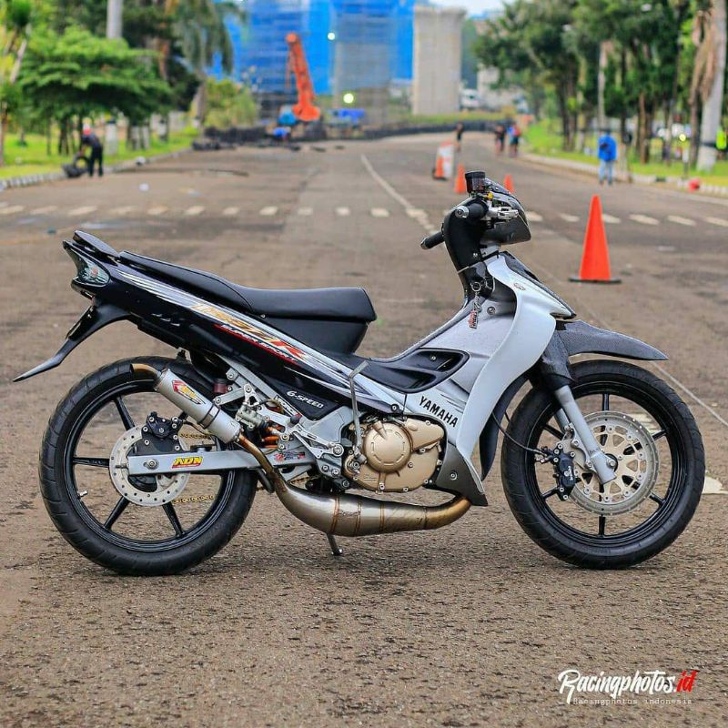 KNALPOT CREAMPIE JOGJA 125ZR ROAD RACE 130CC UNDERBOUNE CREAMPIE ASLI YOGYAKARTA KNALPOT YAMAHA 125Z