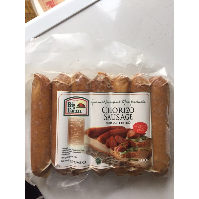 big farm chorizo sausage