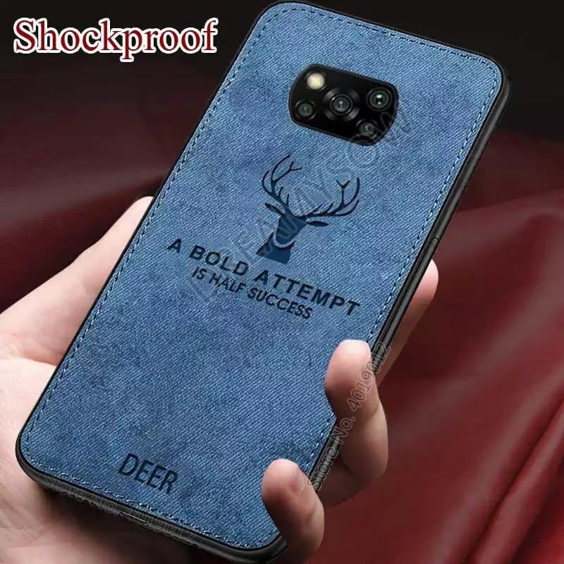 XIOMI PROMO Xiaomi Mi Poco X3 Poco X3 NFC Case Deer Premium 2IN1 Tempered Glass Layar Xiaomi Poco X3