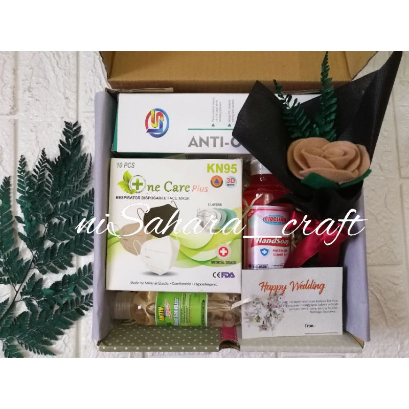 

New normal kit/ hampers new normal/ kado ultah/masker KN95/Kado nikahan/gift wisuda/