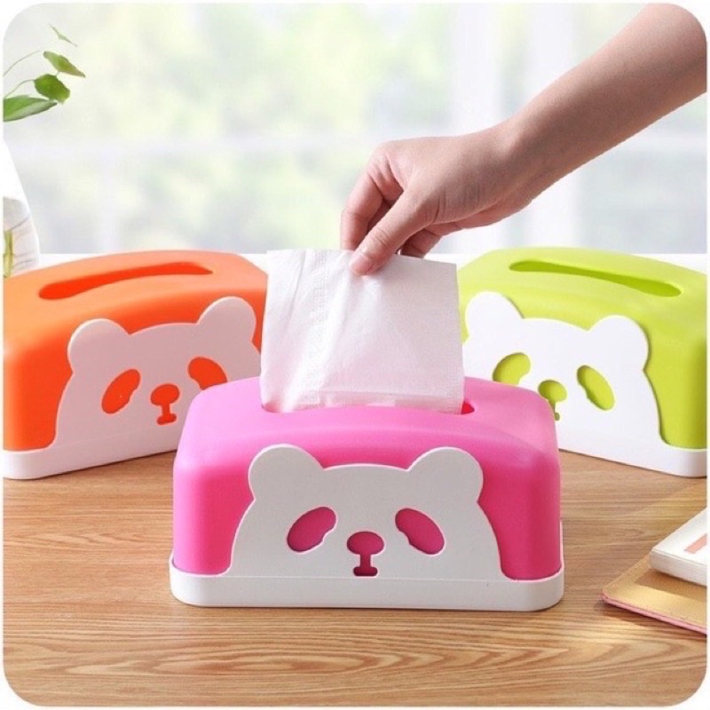 Kotak Tempat Tissue Karakter Plastik/ Tempat Tissue Facial Karakter