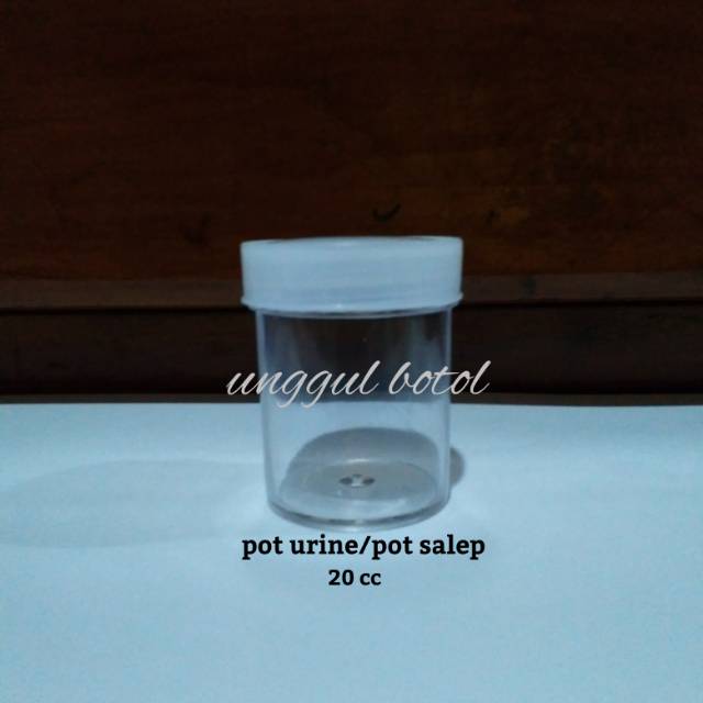 pot urine 20 cc/pot salep 20 cc