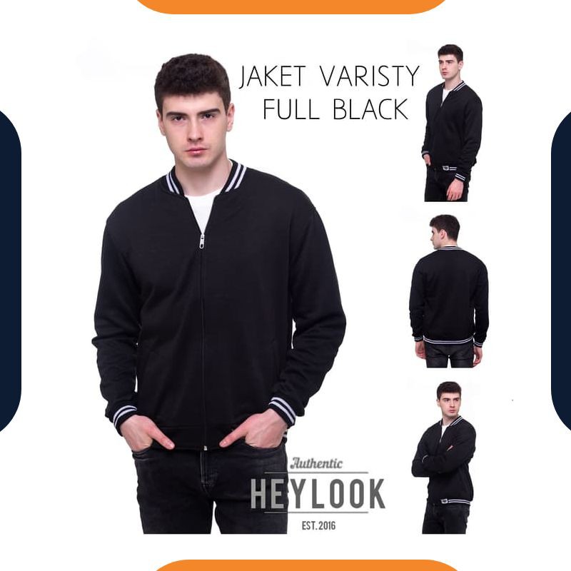 AB103 Baju Abg Parasut Jaket Varsity Bomber Bolak Balik Outwear