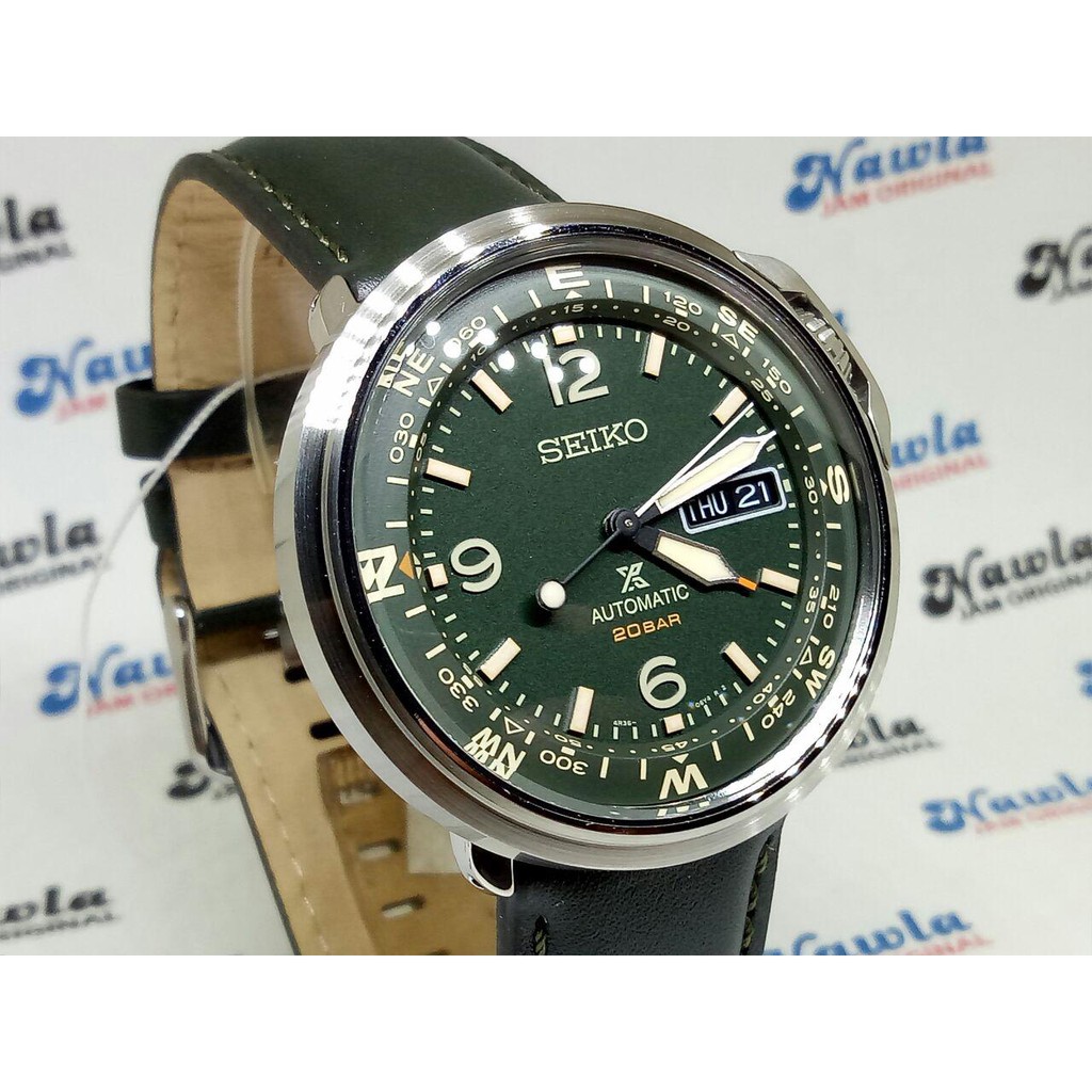 Seiko Prospex SRPD33K1 Compass Green Dial - Jam Tangan Pria SRPD33