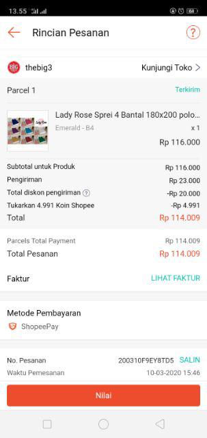 Lady Rose Sprei 4 Bantal 180x200 Vania Maurin Monstera Lydia Lolita Walter- Ladyrose 180 King Sp B4