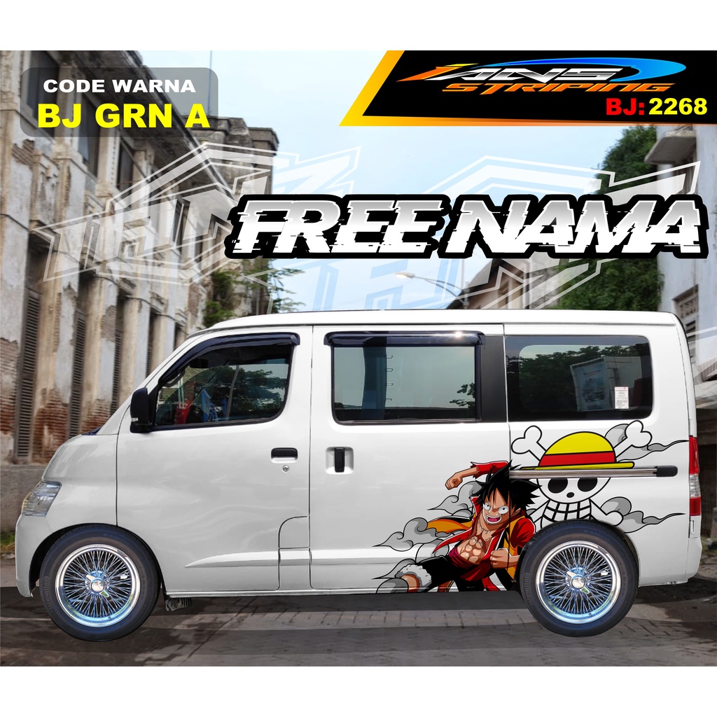 STICKER MOBIL GRANMAX / VARIASI STIKER MOBIL LUXIO / STICKER DECAL BODY SAMPING MOBIL AVANZA XENIA / STIKER MOBIL