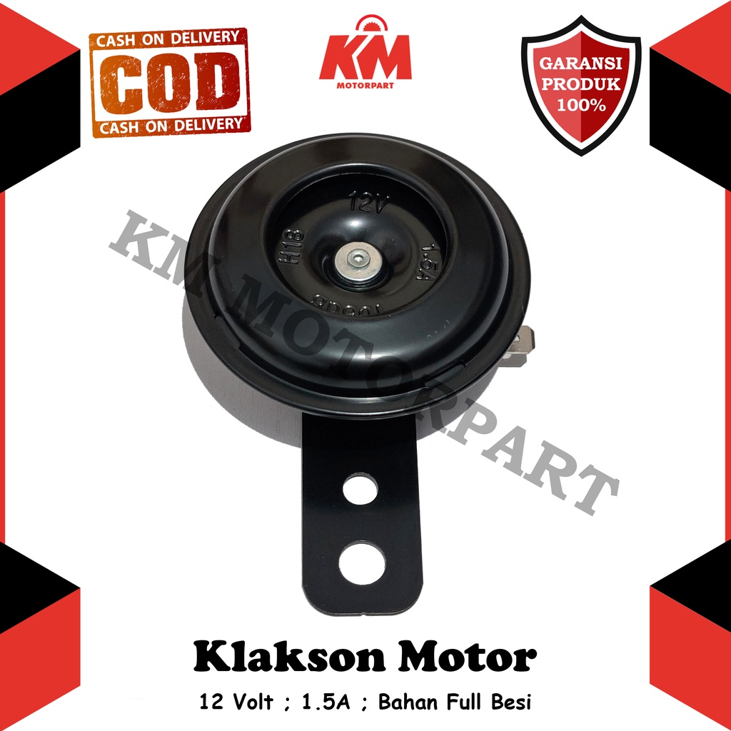 Klakson Standar Motor Single 12 Volt Universal Bebek dan Matic