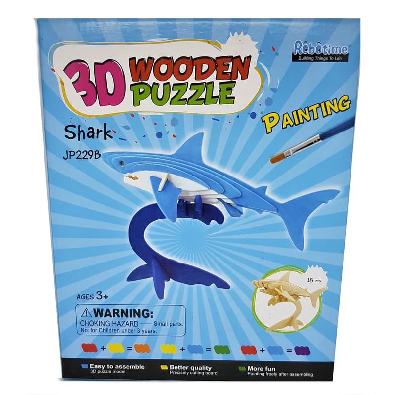 PAINTING PUZZLE 3D ROBOTIME, PUZZLE 