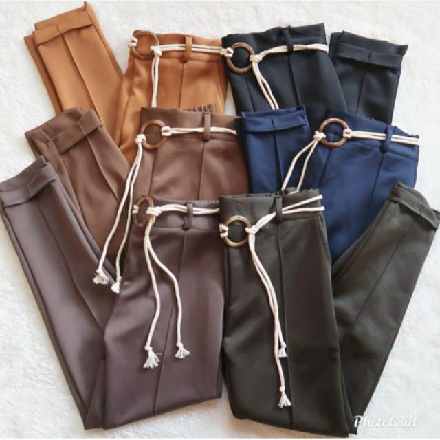 sL- Celana quality  Panjang Cassa Pant  Bahan Scuba Cordova Import High Quality, Bahan Halus