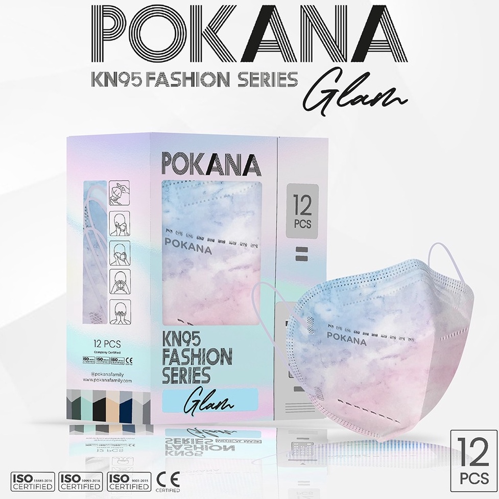Masker Pokana KN95 Glam Series (Adult) #007
