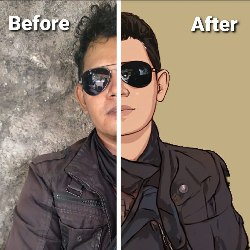 EDIT FOTO vektor kartun