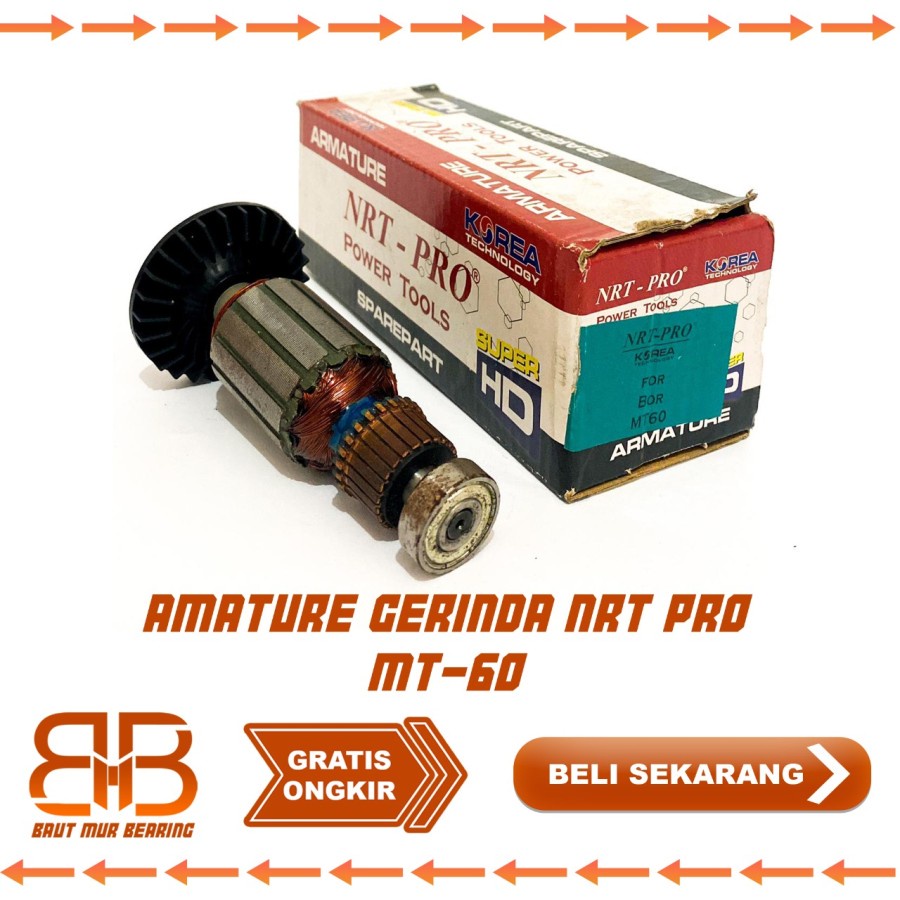 Armature Gerinda Tangan For Maktec MT 60 NRT-PRO - Grinda MT-60